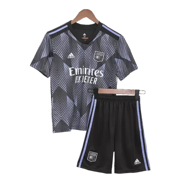 Olympique Lyonnais Third Away Kids Jerseys Kit 2022/23