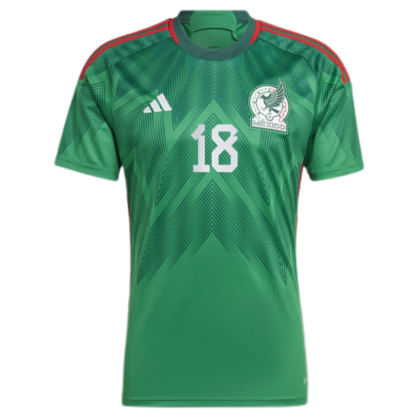 A Guardado 18 Mexico Home Jersey World Cup 2022 1