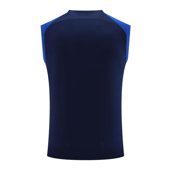 Al Nassr Pre Match Sleeveless Top 2023 24 Blue Black 2