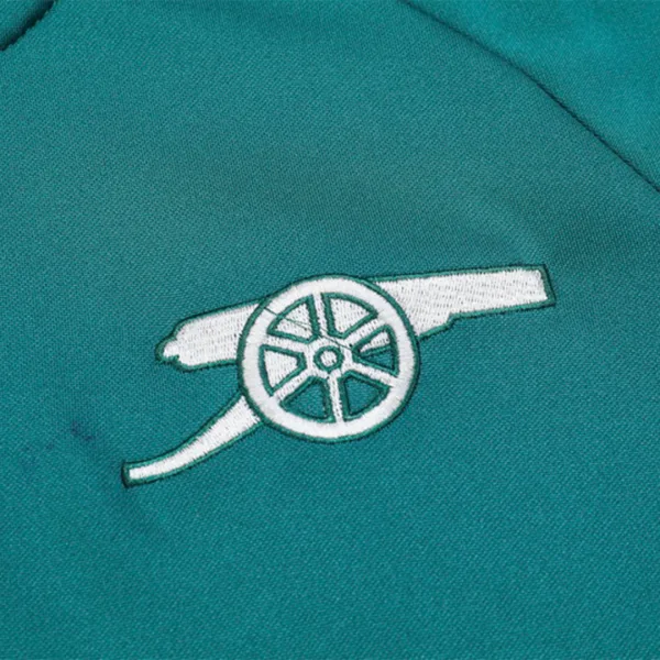 Arsenal 1 4 Zip Tracksuit 2023 24 Green 6