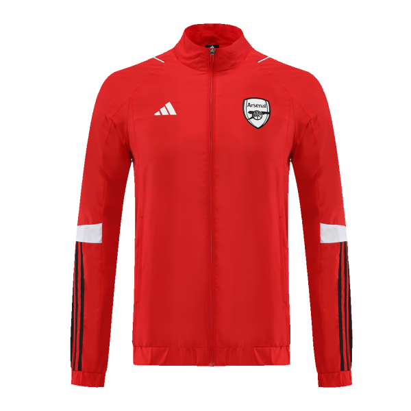 Arsenal Windbreaker Jacket 2023 24 Red