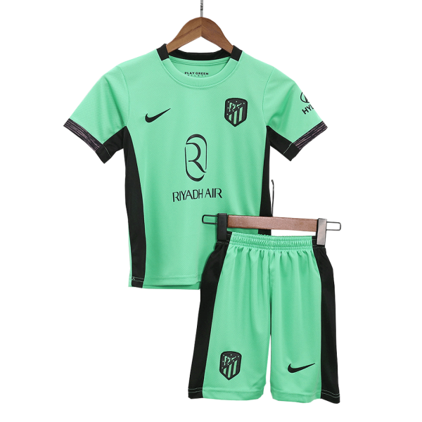 Atletico Madrid Third Away Kids Soccer Jerseys Kit 2023 24