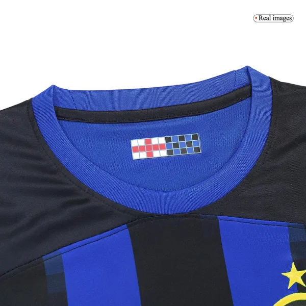 Barella 23 Inter Milan Home Soccer Jersey 2023 24 5