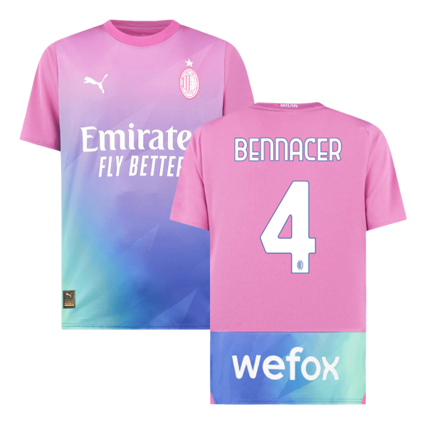 Bennacer 4 Ac Milan Third Away Soccer Jersey 2023 24