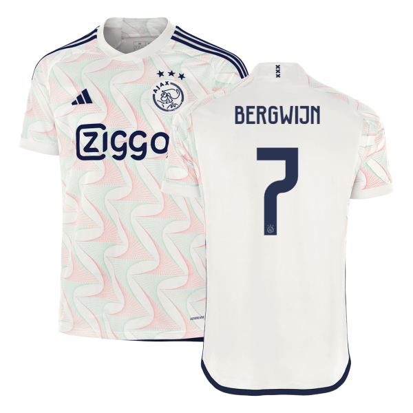 Bergwijn 7 Ajax Away Soccer Jersey 2023 24