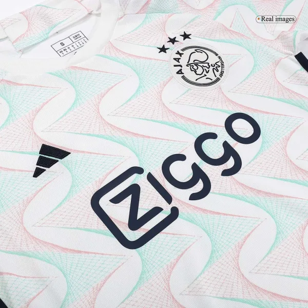 Brobbey 9 Ajax Away Soccer Jersey 2023 24 9