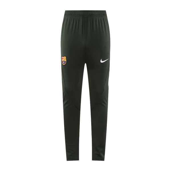 Barcelona 1 4 Zip Tracksuit 2023 24 Dark Green 10