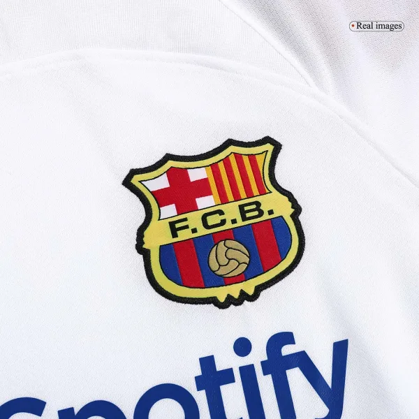 Barcelona Away Long Sleeve Soccer Jersey 2023 24 6