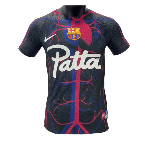 Barcelona X Patta Pre Match Authentic Soccer Jersey 2023 24