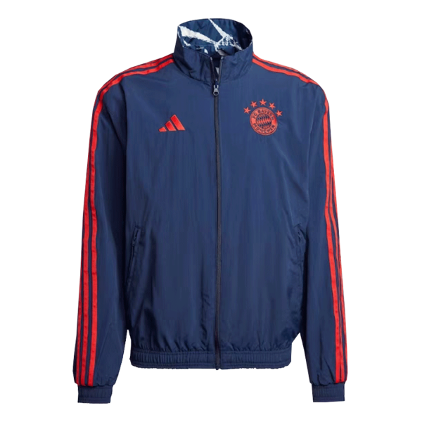 Bayern M Nchen Reversible Anthem Jacket 2023 24 Navy 2