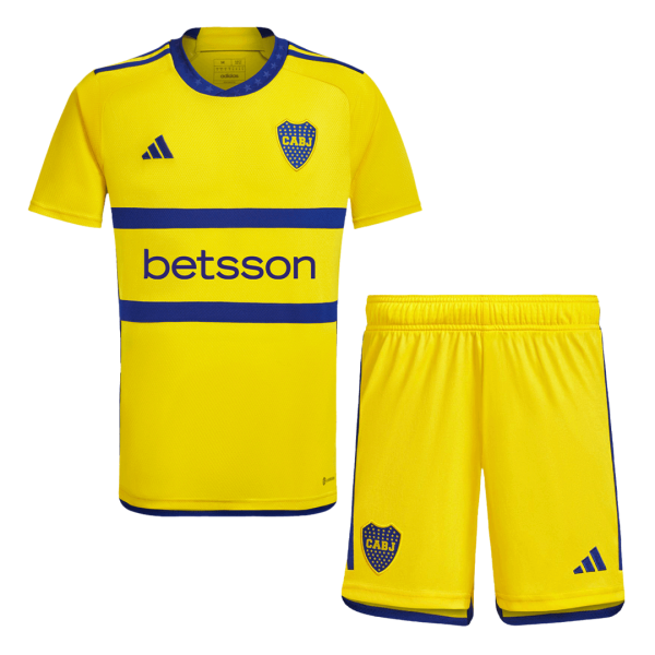 Boca Juniors Away Kids Soccer Jerseys Kit 2023 24