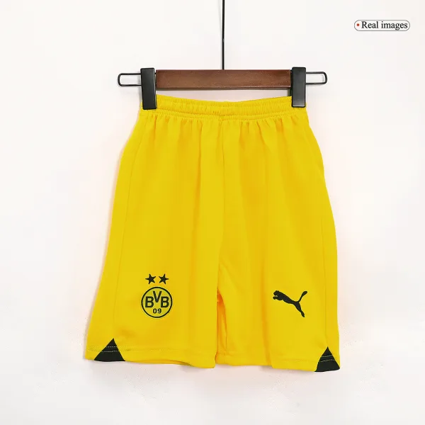 Borussia Dortmund Away Kids Soccer Jerseys Kit 2023 24 9