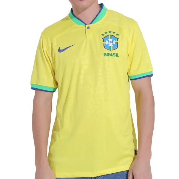 Brazil Home Soccer Jersey 2022