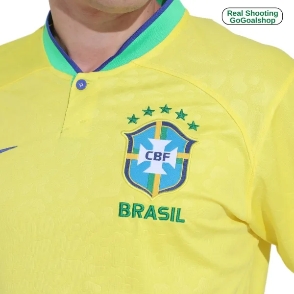 Brazil Home Soccer Jersey 2022 3