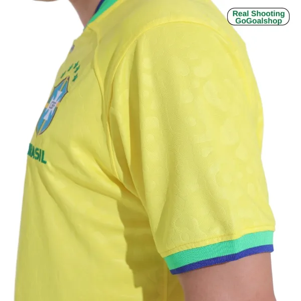 Brazil Home Soccer Jersey 2022 4