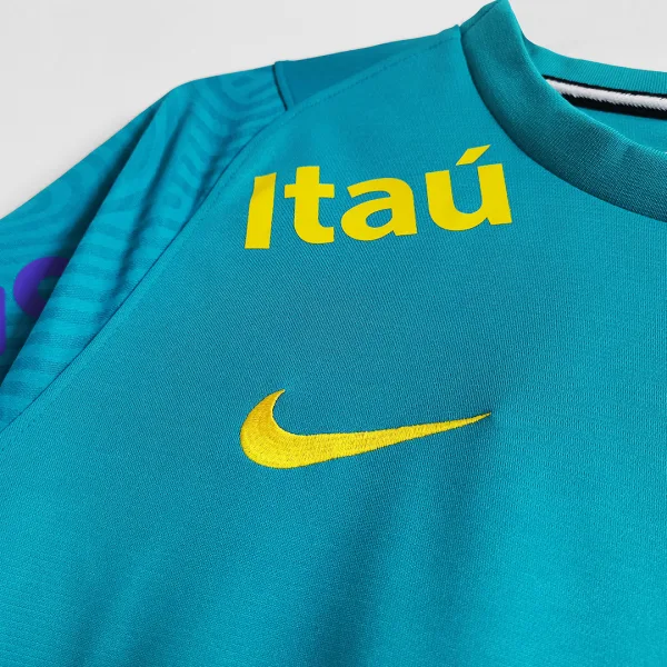 Brazil Pre Match Soccer Jersey 2021 6