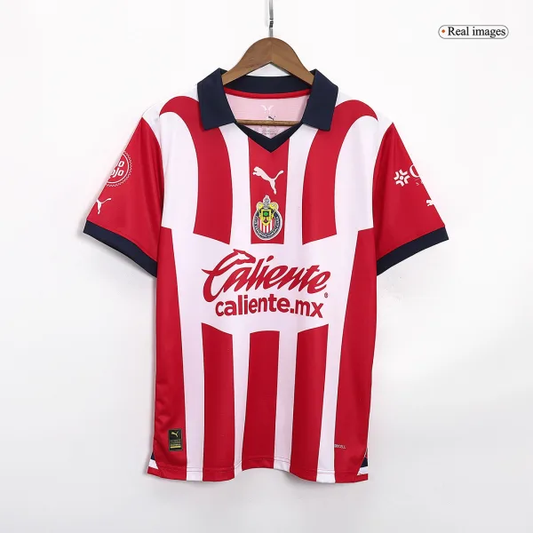 Chicharito 14 Chivas Home Soccer Jersey 2023 24 3