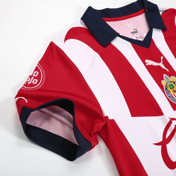 Chicharito 14 Chivas Home Soccer Jersey 2023 24 8