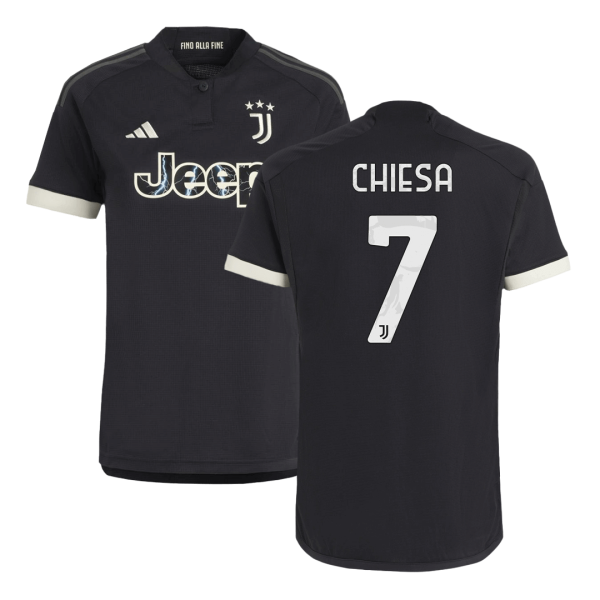 Chiesa 7 Juventus Third Away Soccer Jersey 2023 24