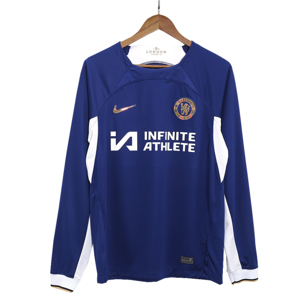 Chelsea Home Long Sleeve Soccer Jersey 2023 24