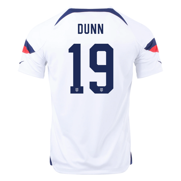 Dunn 19 Usa Home Jersey World Cup 2022