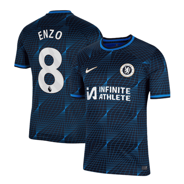 Enzo 8 Chelsea Away Soccer Jersey 2023 24