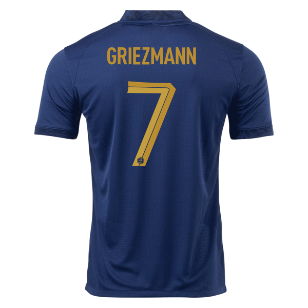 Griezmann 7 France Home Jersey World Cup 2022