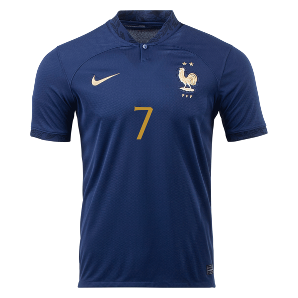 Griezmann 7 France Home Jersey World Cup 2022 1