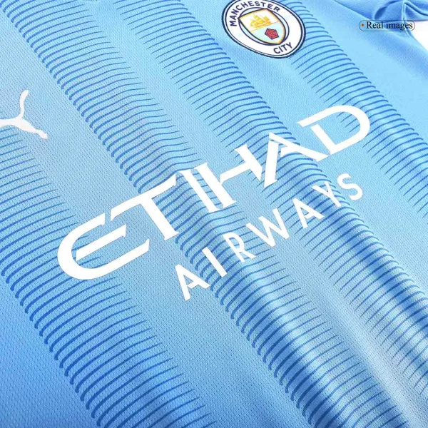 Haaland 9 Manchester City Japanese Tour Printing Home Jersey 2023 24 5