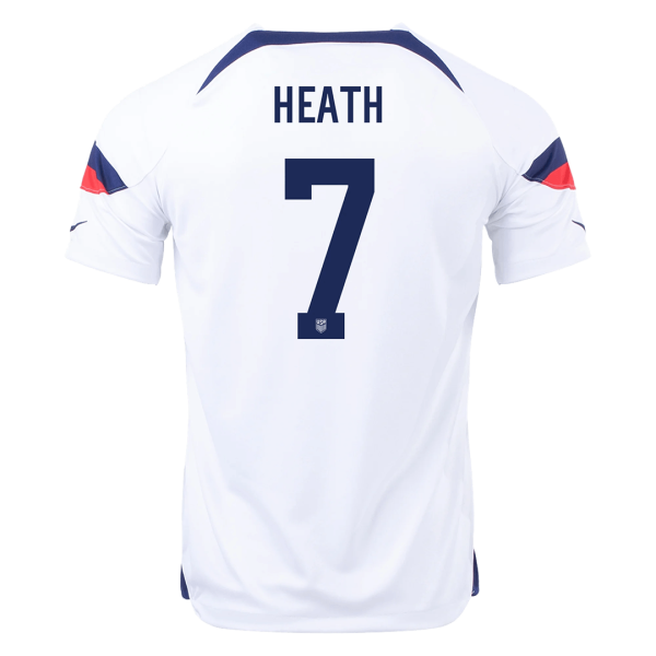 Heath 7 Usa Home Jersey World Cup 2022