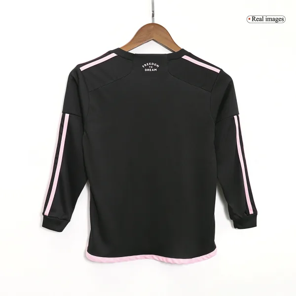 Inter Miami Cf Away Long Sleeve Kids Soccer Jerseys Kit 2023 24 2