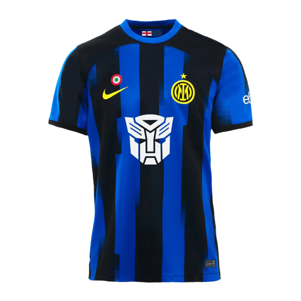 Inter Milan X Transformers Home Authentic Soccer Jersey 2023 24