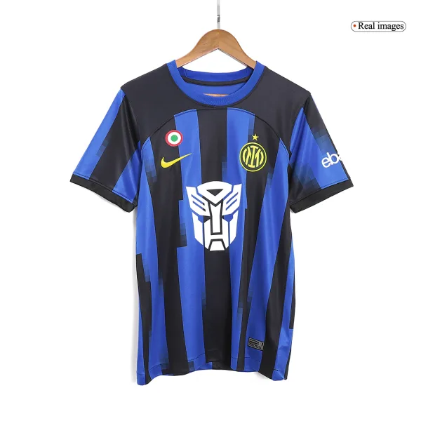 Inter Milan X Transformers Home Soccer Jersey 2023 24 2