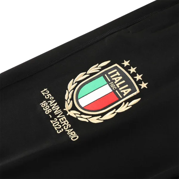 Italy 125th Anniversary Soccer Pants 2023 Black 4