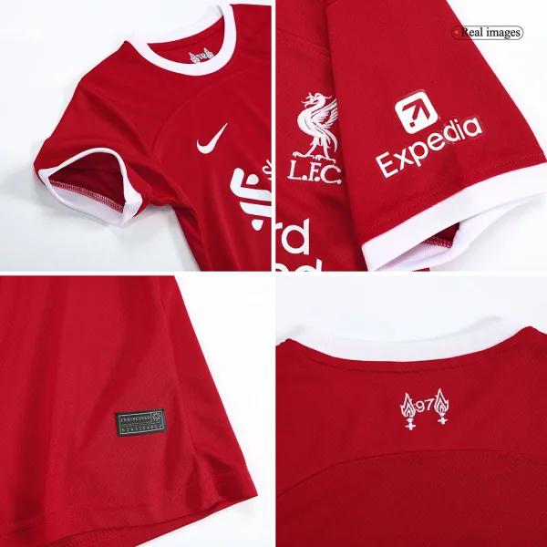 Kids Liverpool Home Soccer Jersey 2023 24 Discount 9