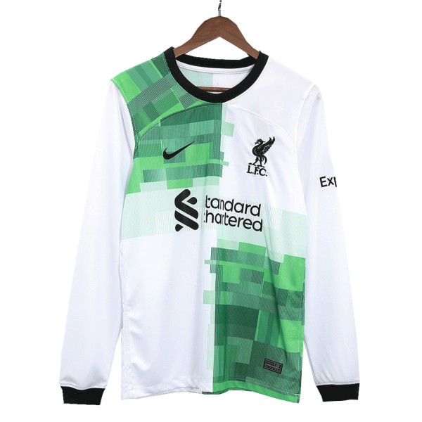 Liverpool Away Long Sleeve Soccer Jersey 2023 24