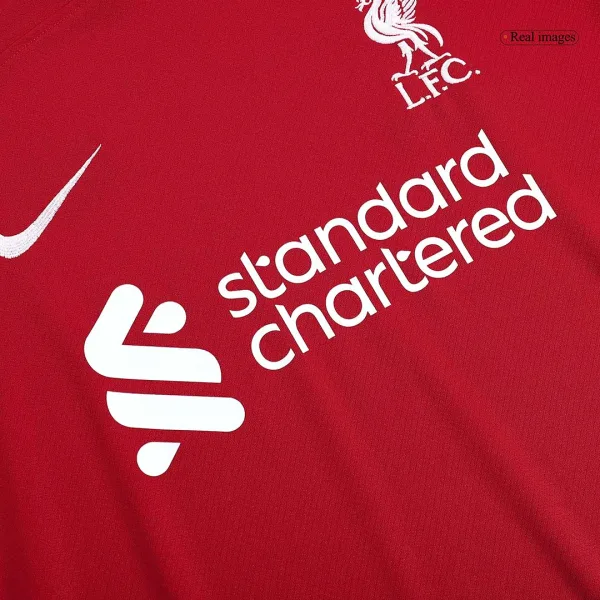 Liverpool Home Long Sleeve Soccer Jersey 2023 24 4