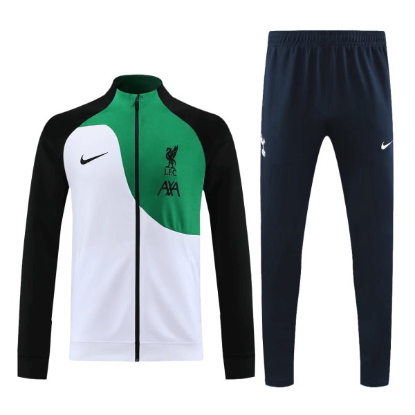 Liverpool Jacket Tracksuit 2023 24 Black White Green