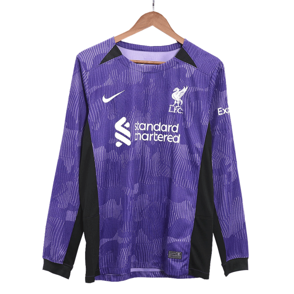 Liverpool Third Away Long Sleeve Soccer Jersey 2023 24