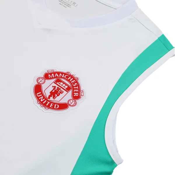 Manchester United Pre Match Sleeveless Top 2023 24 White 3