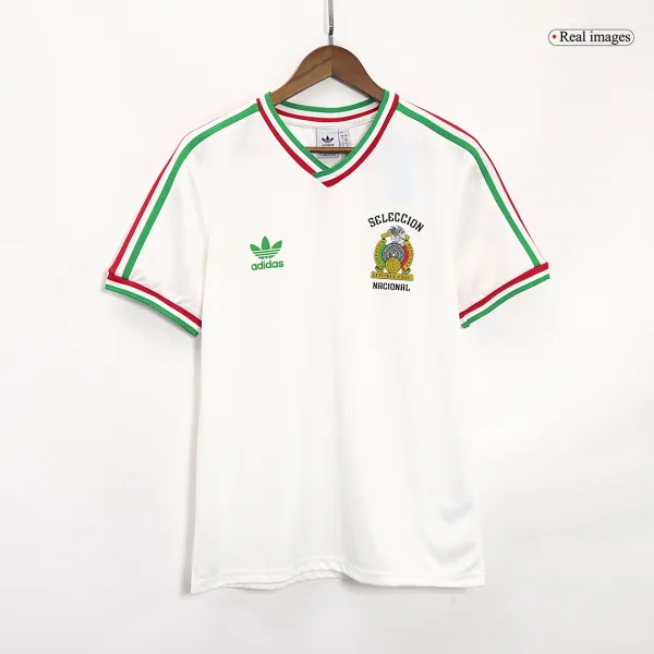 Mexico Remake Soccer Jersey 1985 White 2