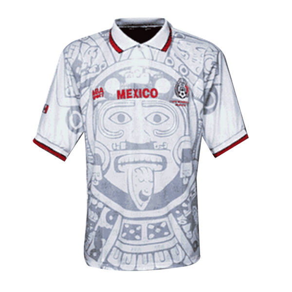 Mexico Vintage Soccer Jerseys Away Kit 1998