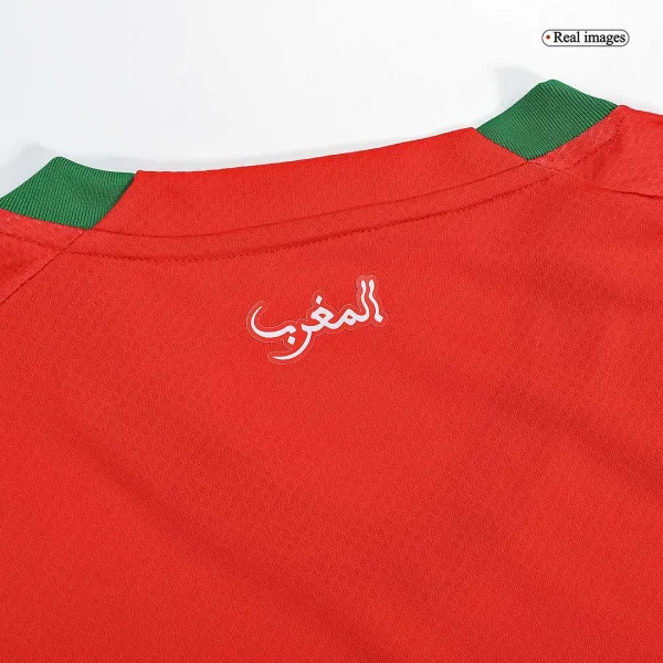 Morocco Home Soccer Jersey 2022 12