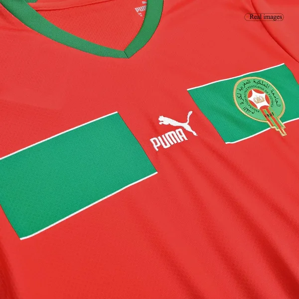 Morocco Home Soccer Jersey 2022 7