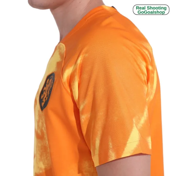 Netherlands Home Soccer Jersey 2022 4