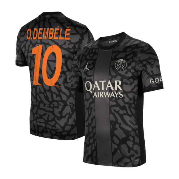 O Demb L 10 Psg Third Away Soccer Jersey 2023 24 Ucl