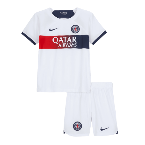 Psg Away Kids Jerseys Kit 2023 24