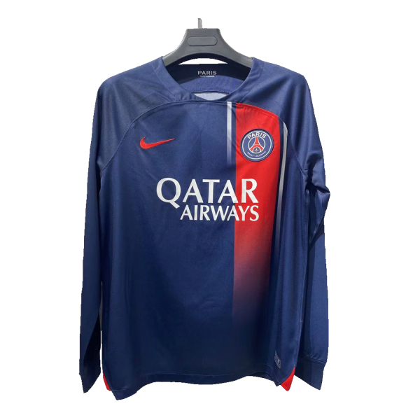 Psg Home Long Sleeve Soccer Jersey 2023 24