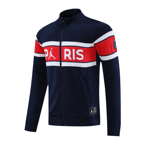 Psg Jacket Tracksuit 2023 24 Navy Red 3