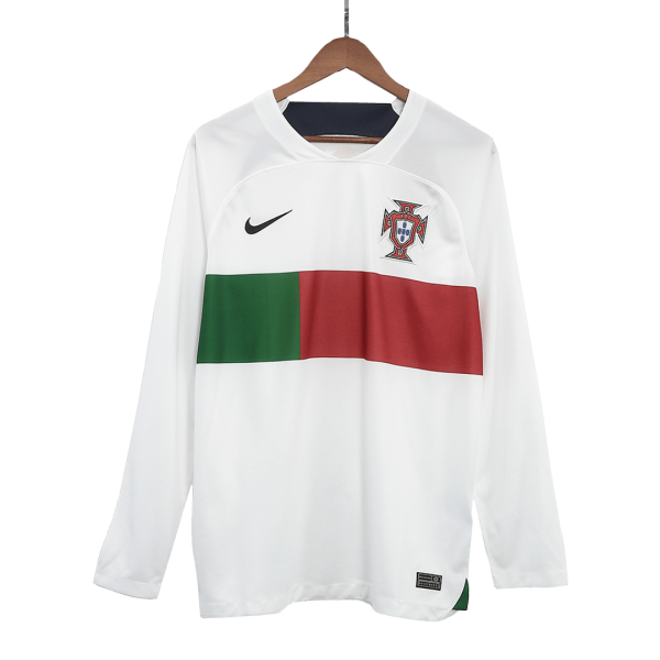 Portugal Away Long Sleeve Soccer Jersey 2022